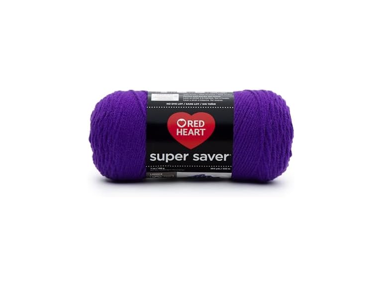 RED HEART Super Saver Yarn, Amethyst