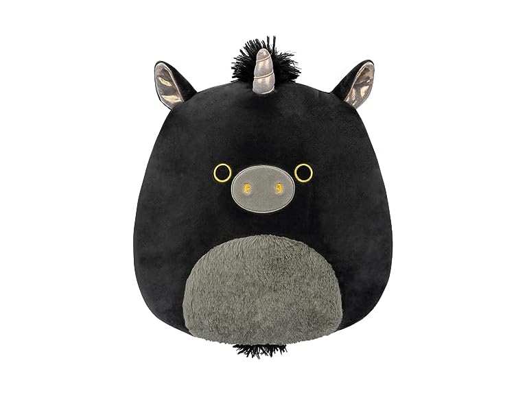Squishmallows Original 12" Nicolita Black and Gold Unicorn