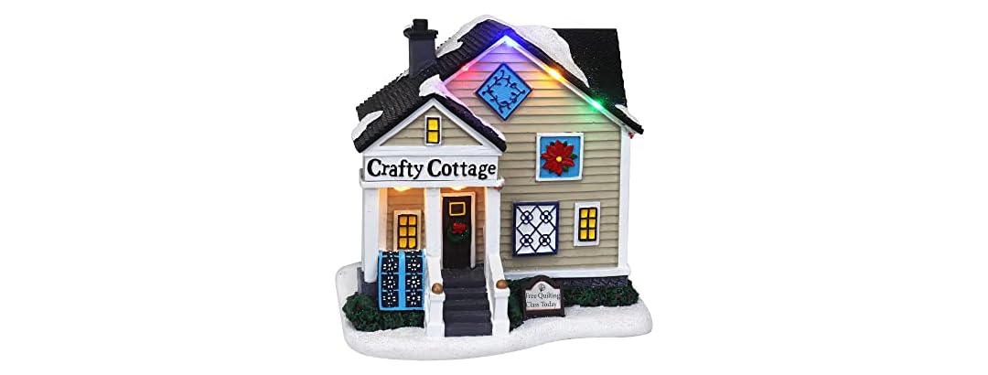 Christmas Village Crafty Cottage