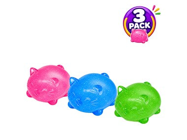 Titan Squishy Sensory Relief, Cat, 3PK