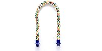 PENN-PLAX Bird Life Multicolored and Flexible Rope Perch