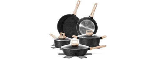 12 Pcs Nonstick Pots and Pans Set