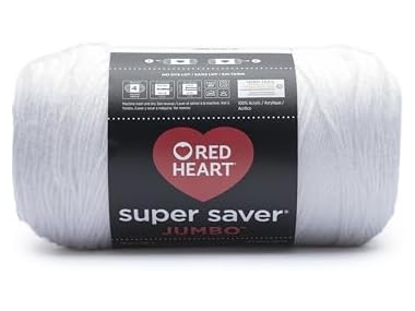 Red Heart Super Saver Jumbo Yarn, White