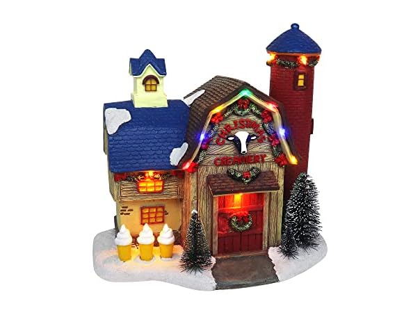 Christmas Village Creamery Factory