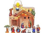 11 Piece Christmas Village Nativity Set