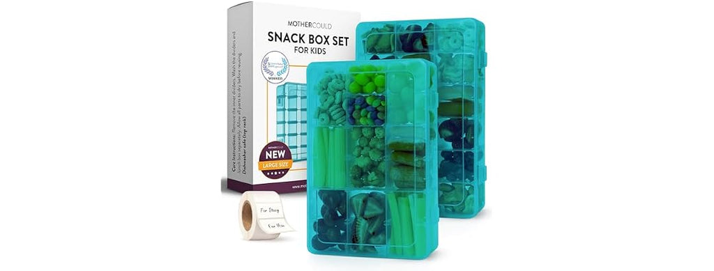 Mothercould Large Kids Snack Box Containers Set of 2