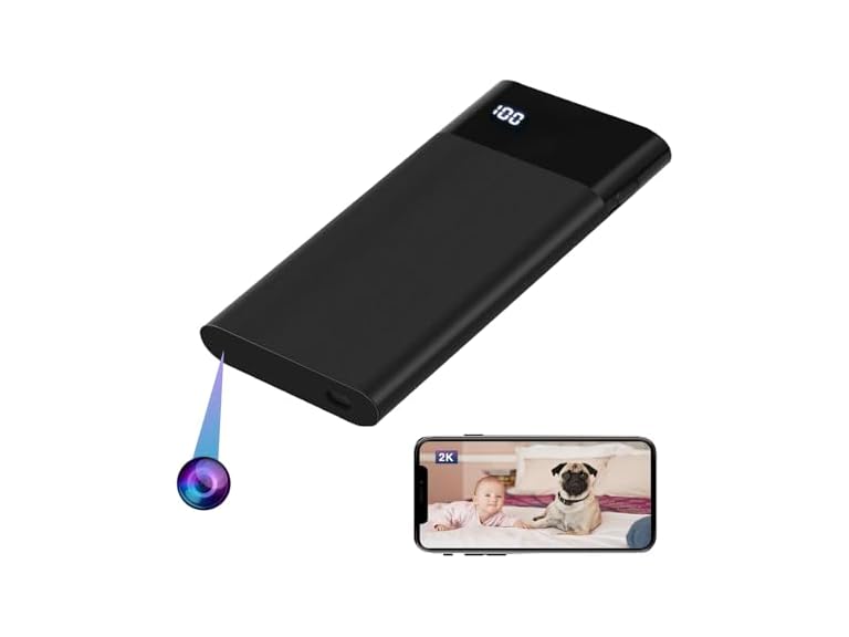 WIWACAM 2K WiFi Camera W/ 5000mAh Battery
