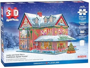 3D Puzzle - Christmas House