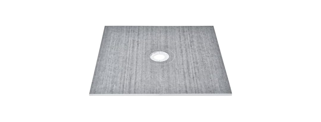 Shower Curb Kit, 72"x72" Shower Pan Kit with
