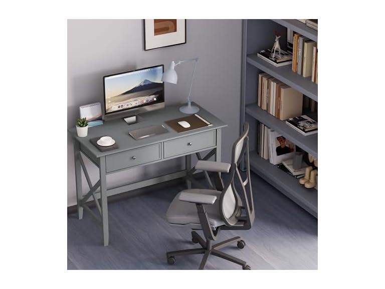 Writing Computer Desk With Drawers