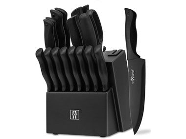 19-Piece Kitchen Knife Set w/ Block