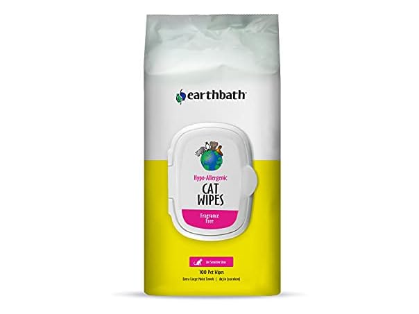Earthbath Hypoallergenic Grooming Cat Wipes