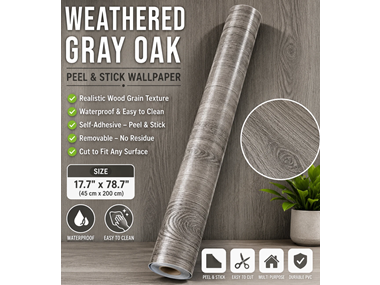6Pk Peel & Stick Wallpaper  17.7 x 78