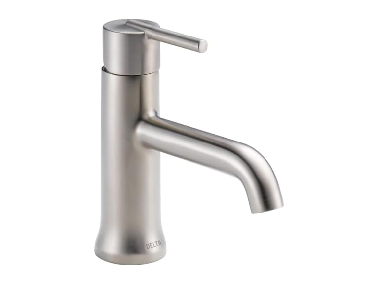 DELTA Faucet Trinsic Single Hole Bathroom Faucet- Stainless