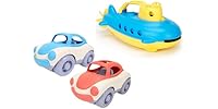 2-Pack Soft Top Car and Submarine Bundle