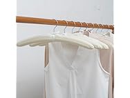 Sukkiri Homu 10-Pk Padded Hangers Ivory