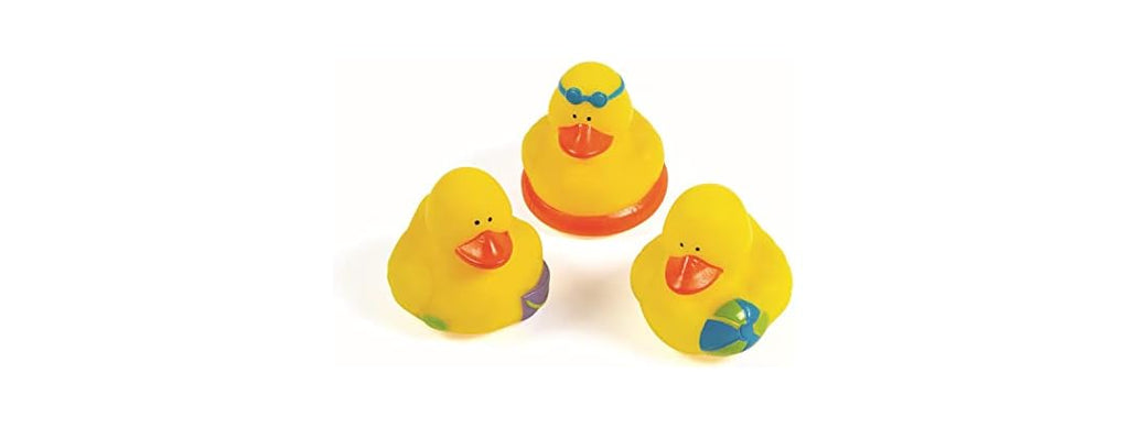 Fun Express Beach Theme Rubber Ducks