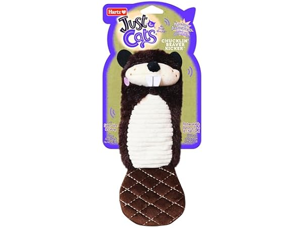 Hartz NEW Just for Cats The Chucklin' Beaver Kicker