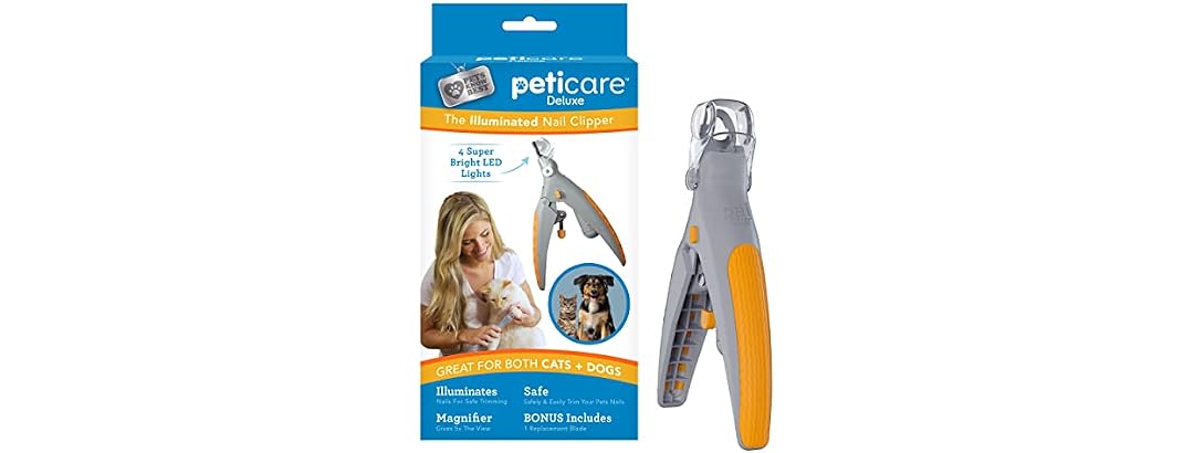 PetiCare Illuminated Dog & Cat Nail Clipper W