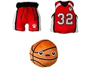 Fringe Studio Plush Dog Toy, 3 Pieces Set, Basket-PAWLER