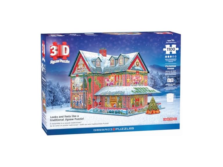 3D Puzzle - Christmas House