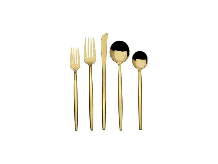 Towle Living Forged Shea Gold 20-Piece Flatware Set