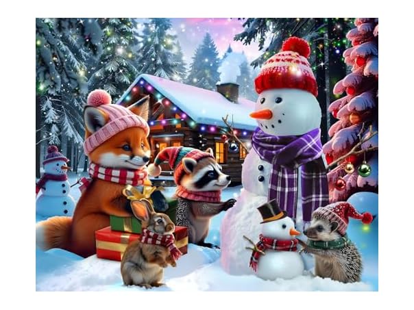 Springbok Christmas Critters 500 Piece Puzzle
