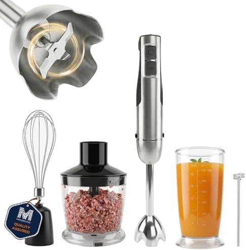 Megawise 1000W 5-in-1 Immersion Hand Blender