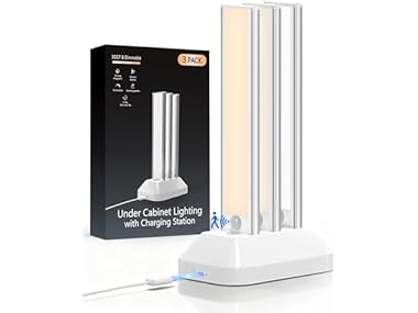 VerRon B0FQJMJ33K Rechargeable Cabinet Light 3-Pk