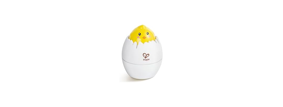 Hape Roll 'n Hatch - Magical Egg-to-Chick Wobbler Toddler Toy