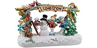 Lighted Snowman Christmas Village