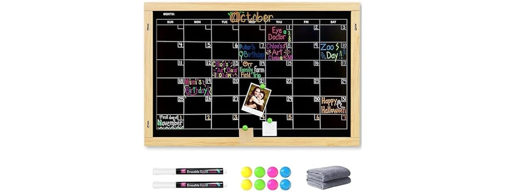 Chezerra Double-Sided Magnetic Chalkboard