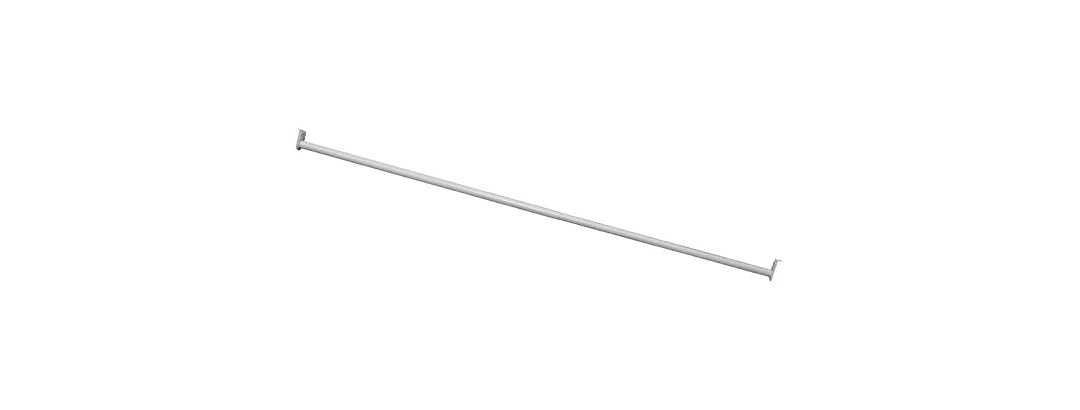 Design House Adjustable Closet Rod, Steel