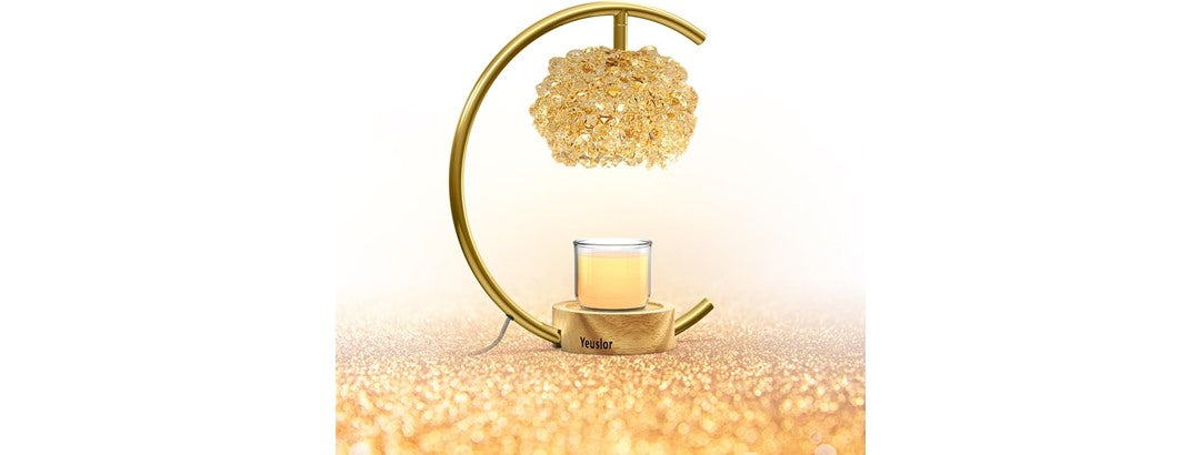 Gold Candle Warmer Lamp