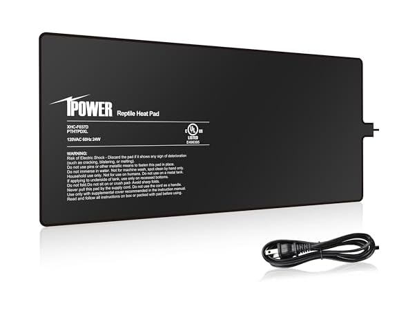 iPower Reptile Heating Pad, Under Tank Heater