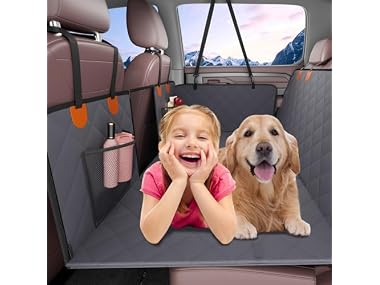 Back Seat Extender, Dog Car Seat Cover 400lbsDog