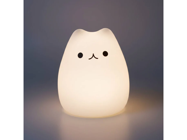 Soft Mushy Color Changing Cat Lamp Night Light