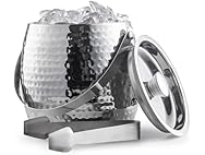 Insulated Ice Bucket w/ Lid & Tongs 1.7L