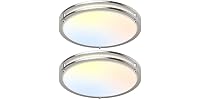 GoBright 18in LED Ceiling Lights 2-Pack