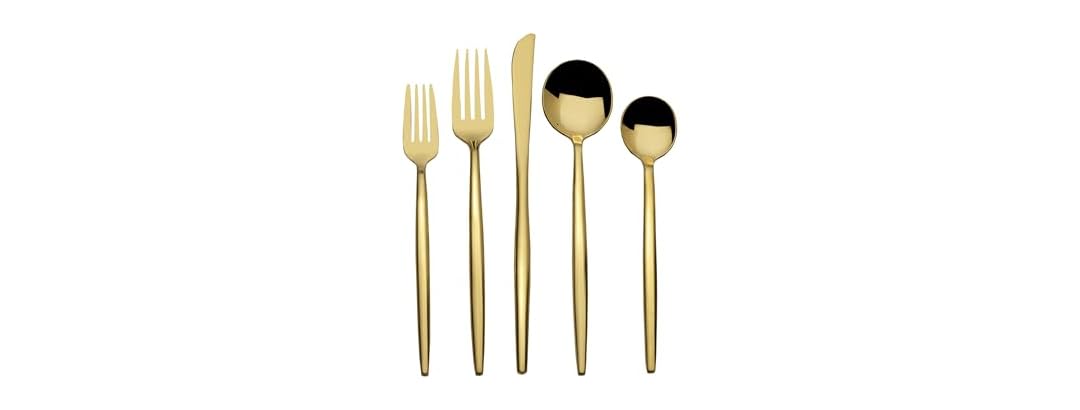 Towle Living Forged Shea Gold 20-Piece Flatware Set
