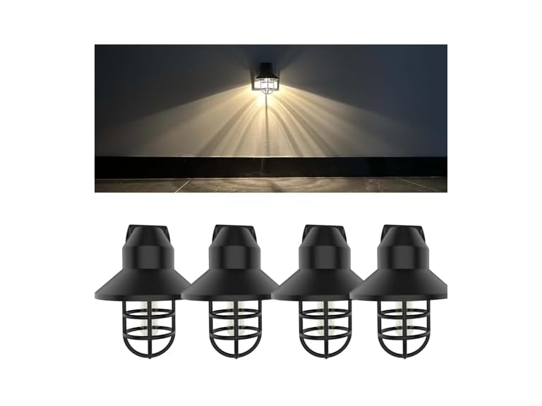 4 Pack Rustic Farmhouse Night Lights