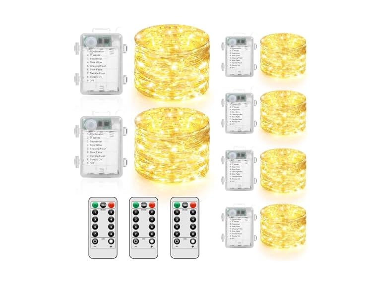 Brightever 6-Pack Lakumu Warm String Lights