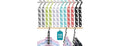 JIAYIISHU 12 Pack Space Saving Hangers for Closet