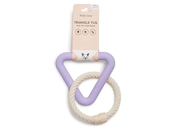 Wild One Triangle Tug Dog Toy for Small Breed