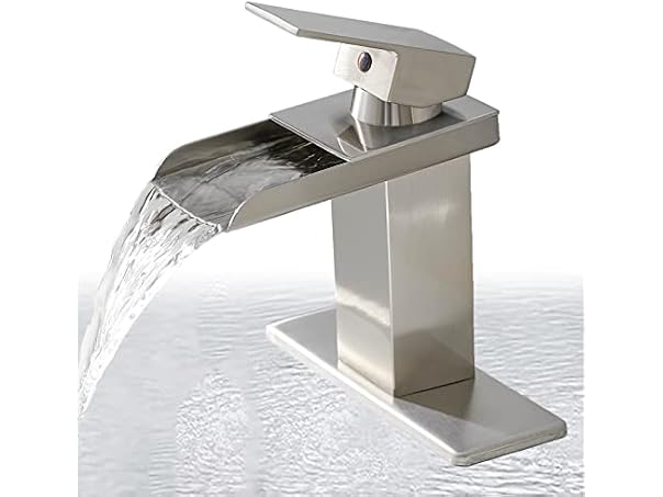 BATHLAVISH Waterfall Bathroom Sink Faucet