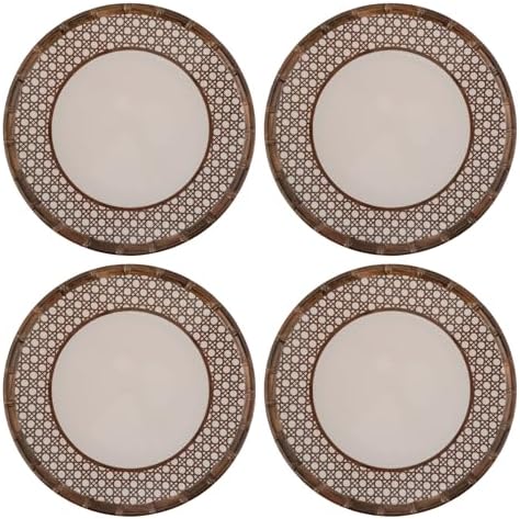Karma, 10.75 inches Melamine Dinner Plates Set of 4