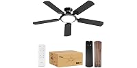 TCL 52" Low Profile Ceiling Fan w/ Light