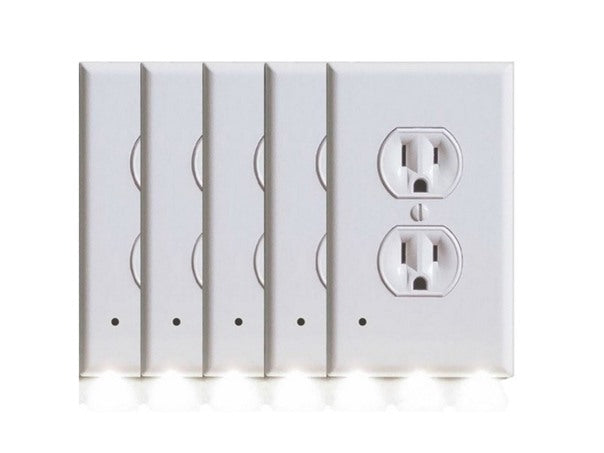Outlet Covers with Night Lights (5-Pack)