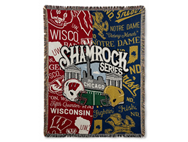 Notre Dame Shamrock Series 2021 Blanket