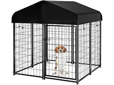 PawGiant Dog Kennel Outdoor with Roof
